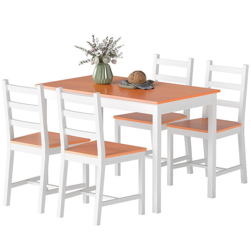 Hivvago 5-Piece Modern Dining Room Set for Breakfast Nook image number 0