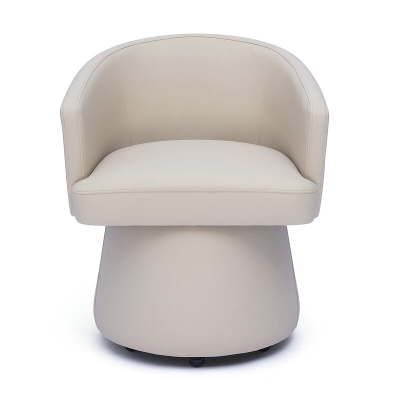 Kristen Seafoam Green Performance Vegan Leather Desk Chair image number 0