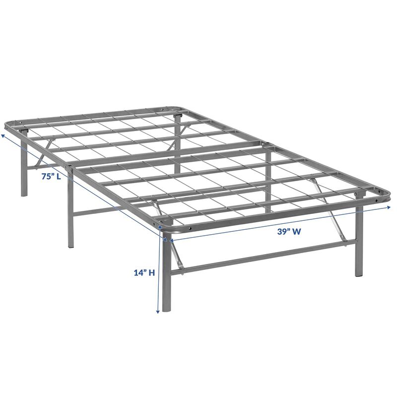 Modway - Horizon Twin Stainless Steel Bed Frame image number 6
