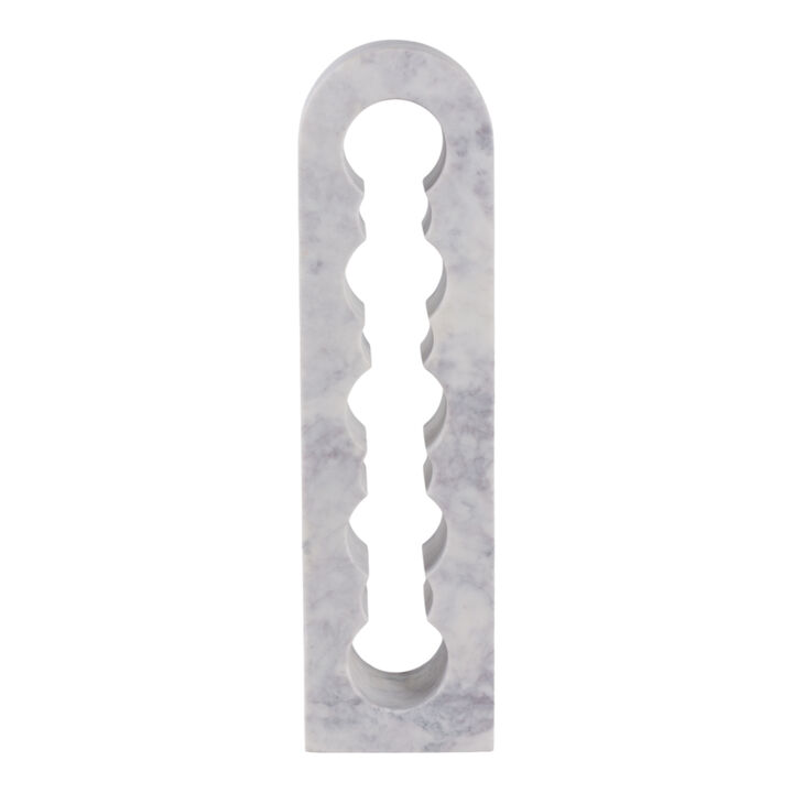 22" 5 Bottle Marble Wine Rack