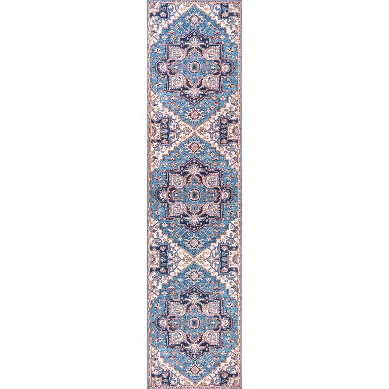 Cirali Ornate Large Medallion Machine-Washable Area Rug