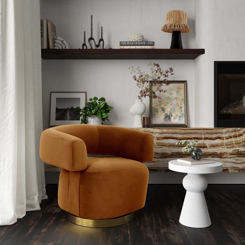 Casafoyer Lupita White Side Table image number 1