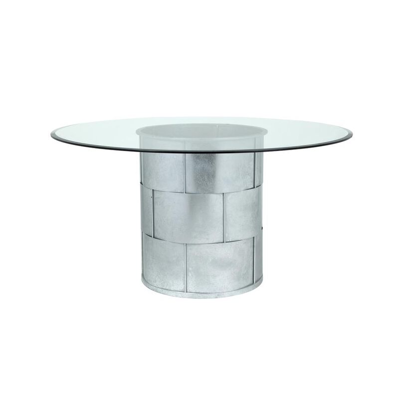 Mason Dining Table Silver Leaf