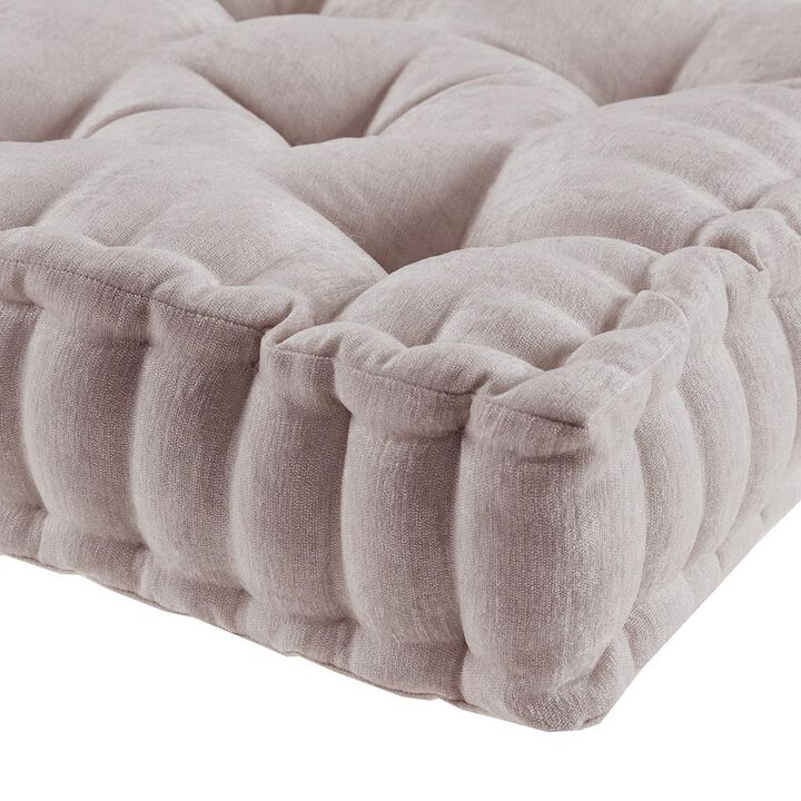 Belen Kox Intelligent Design Azza Chenille Square Floor Pillow Cushion, Belen Kox