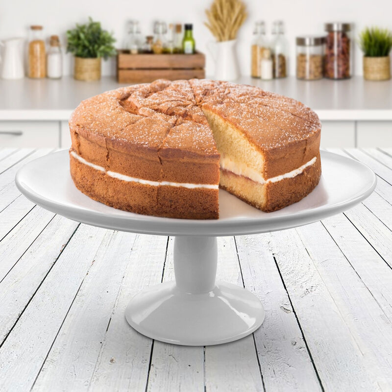 Martha Stewart 12 Inch Fine Ceramic Cake Stand