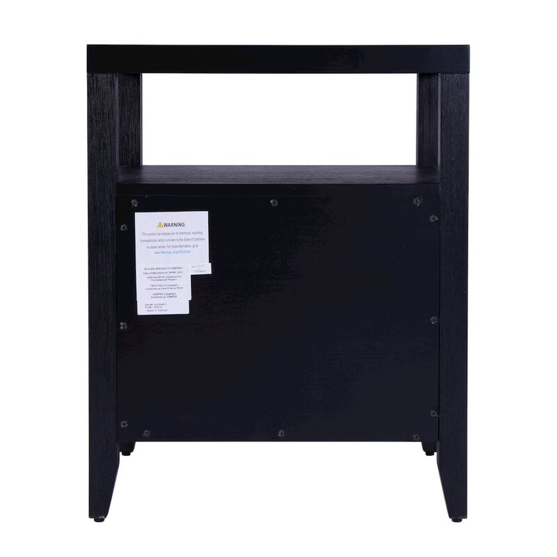 Butler Specialty Dana 21 in. W Rectangular Wood 2 Drawer Nightstand image number 6