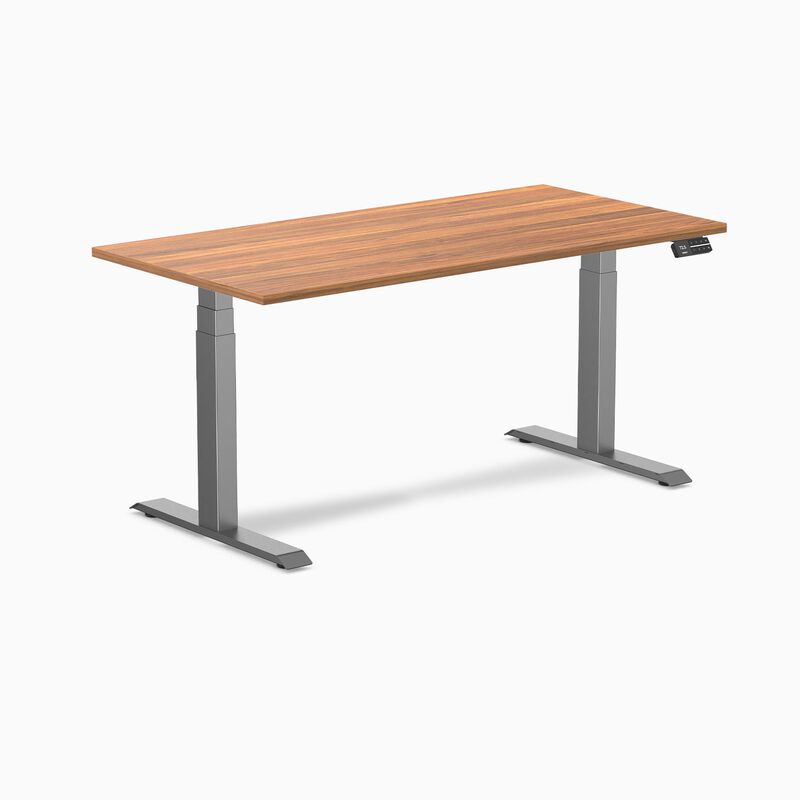 Desky Dual Laminate Sit Stand Desk image number 0
