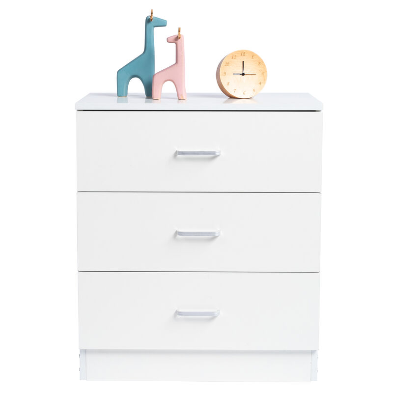 3-Drawer Dresser Chest of Drawers Versatile Storage for Family Room, Bedroom, or Living Room