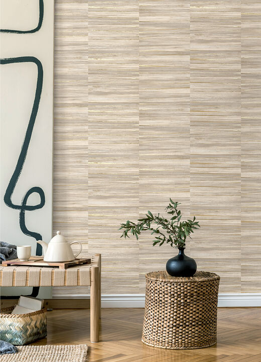 Rowan Wheat Faux Grasscloth Wallpaper