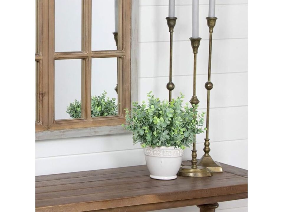 6 Piece Artificial Eucalyptus Flower Stems Home Decor Leaves