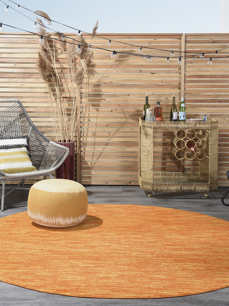 Nourison Essentials NRE01 Sunburst 8' x Round Rug