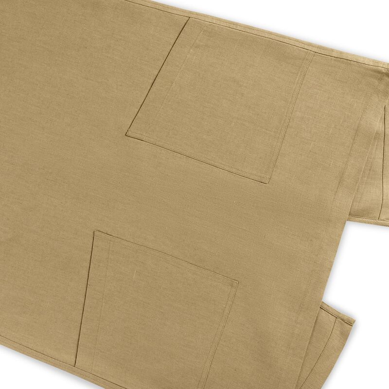 Solino Home 100% Pure Linen Apron - Linen Smock Apron