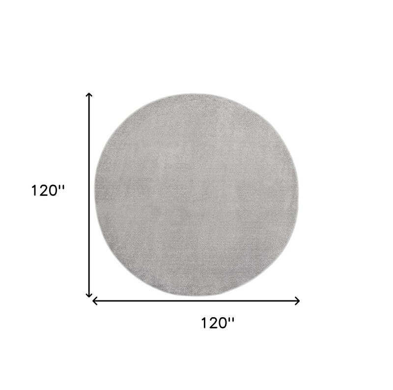HomeRoots Round Indoor Outdoor Area Rug image number 2
