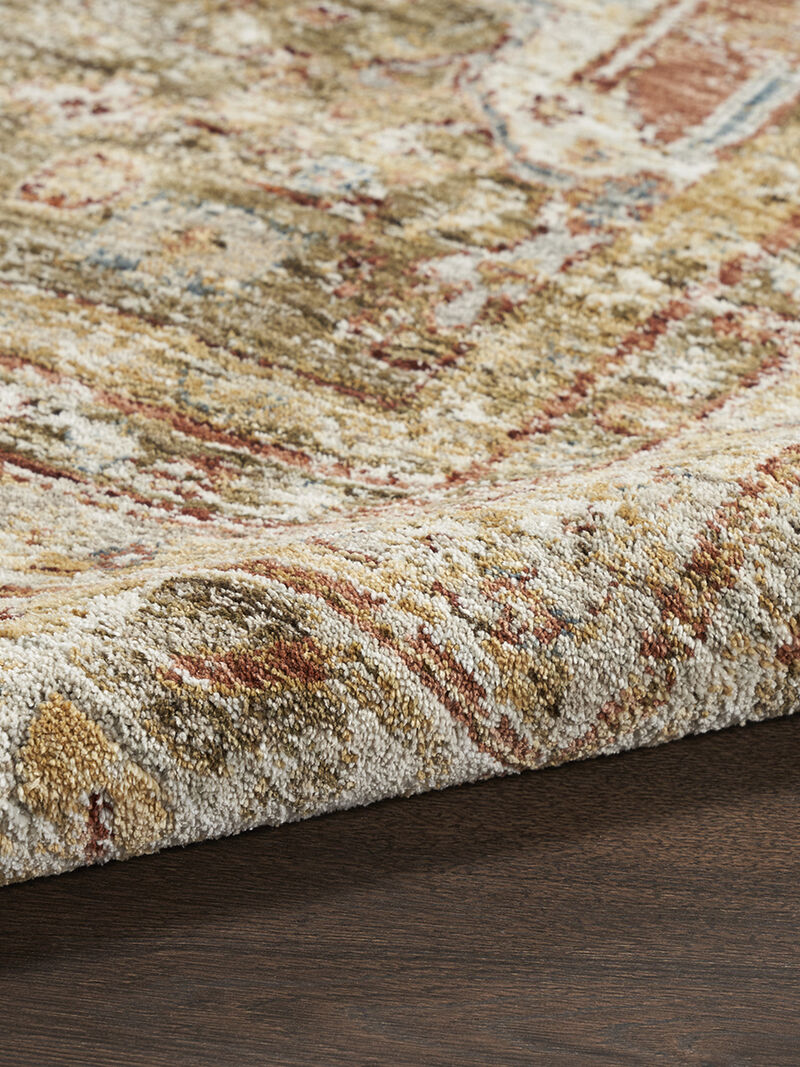 Sahar SHR01 Green 5'3" x 7'8" Rug