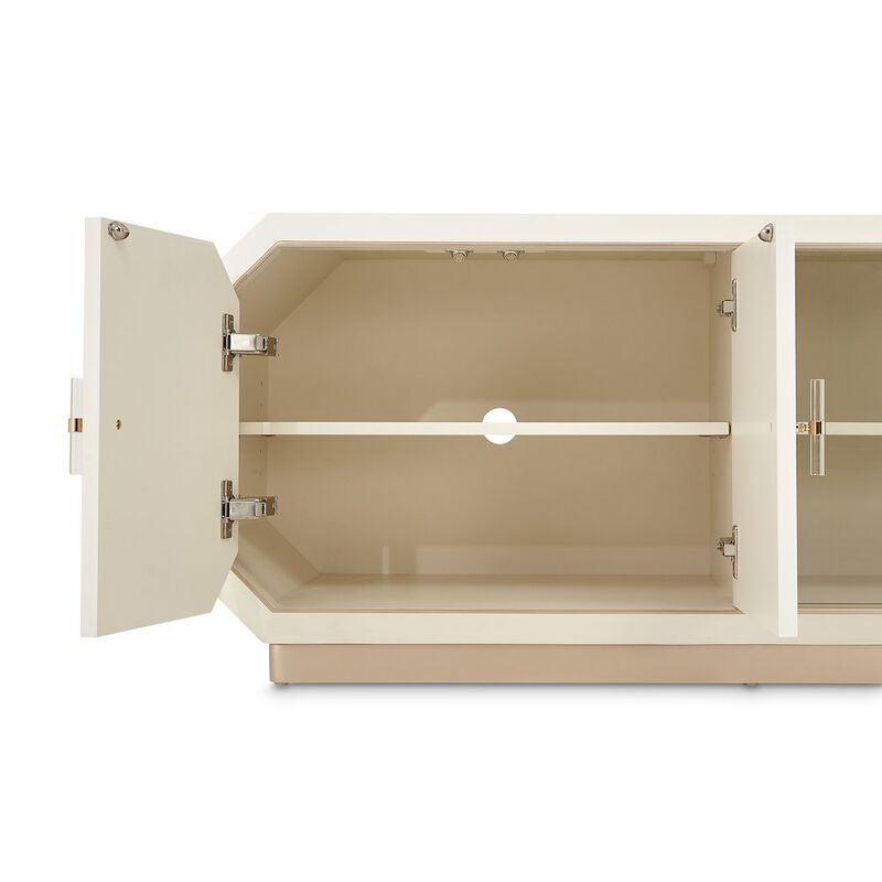 Michael Amini La Rachelle Media Cabinet - Champagne image number 1