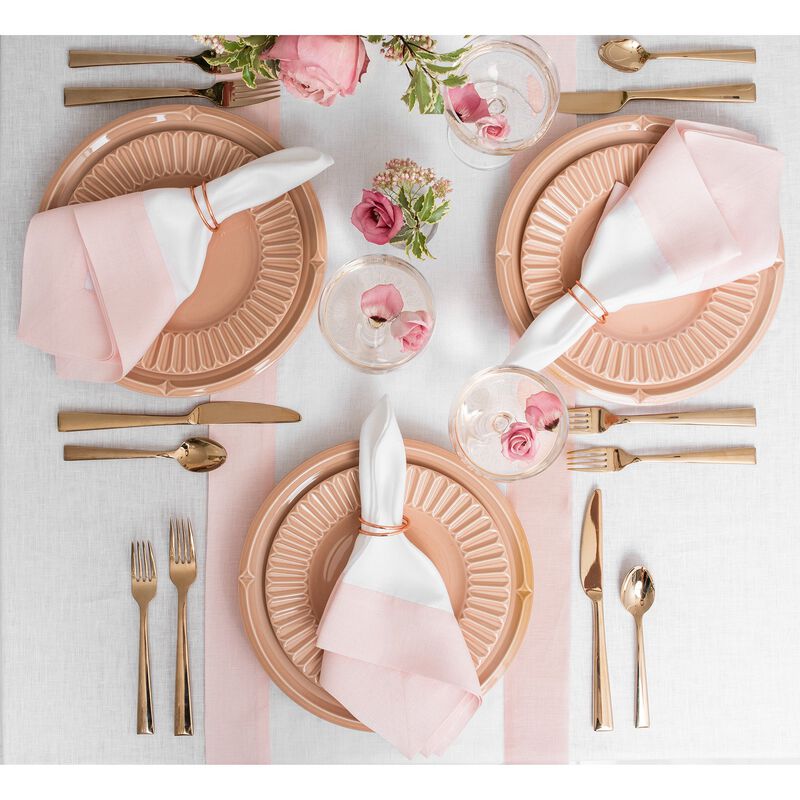 Solino Home Contempo 100% Linen Table Runner &ndash; Handcrafted, Machine Washable, Perfect for Holiday and Everyday Dining