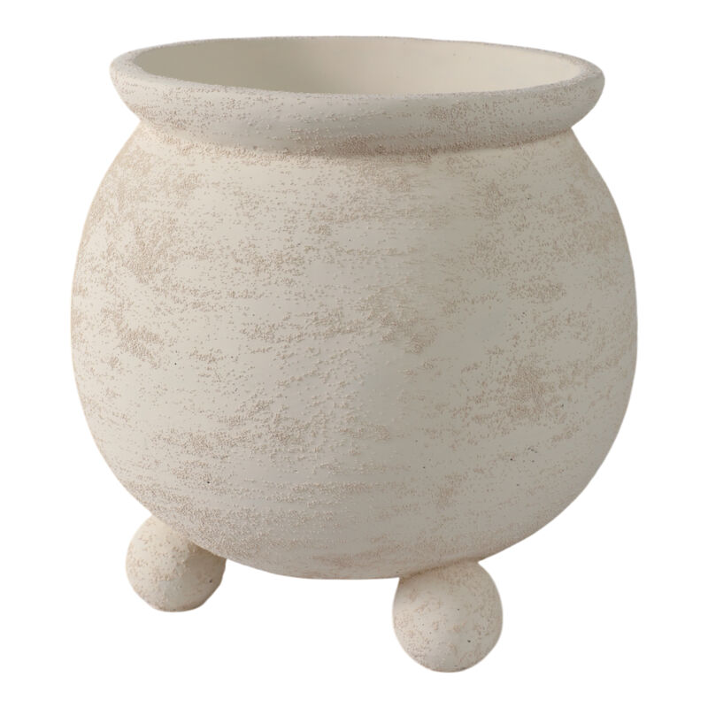 9x9" Textured Rounded Planter image number 2