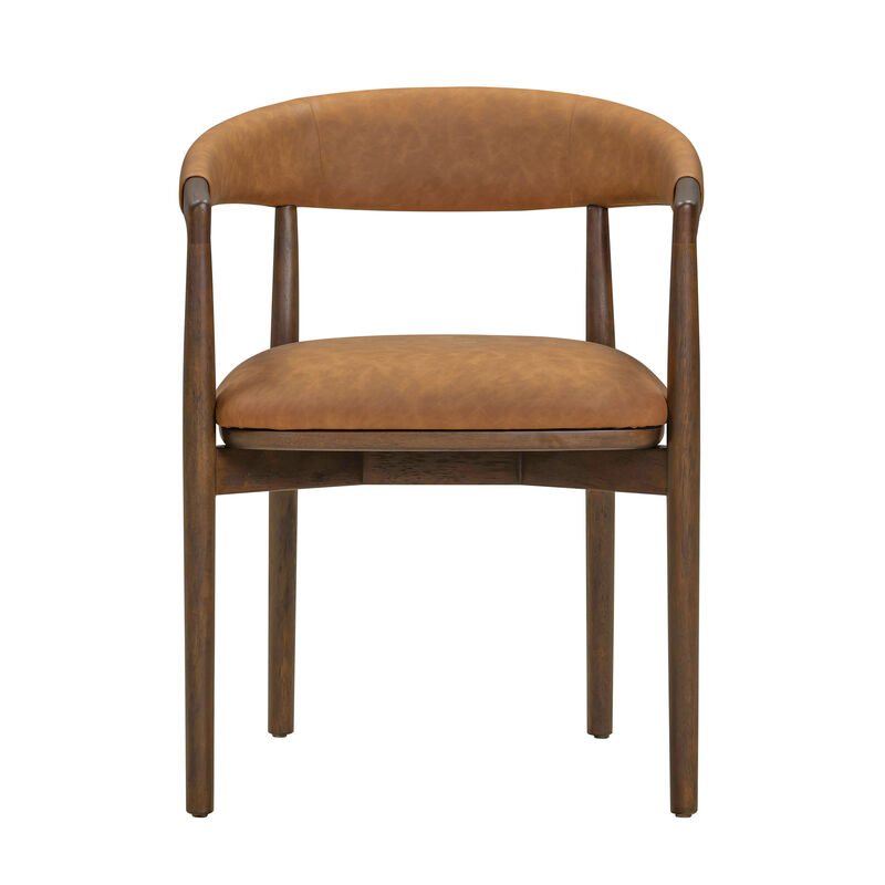 Vina Vegan Leather Dining Chair image number 2