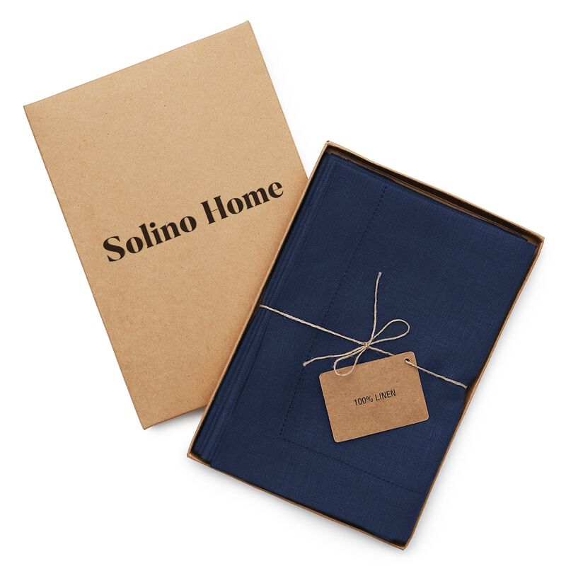 Linen Dinner Napkins - Classic Hemstitch