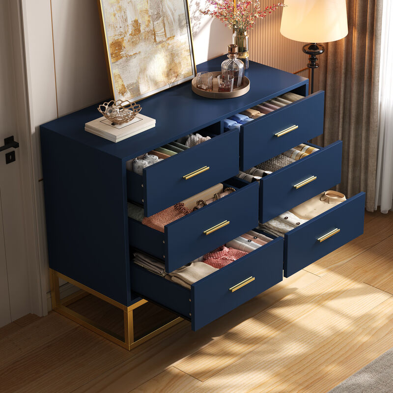 Gwumup Modern 6 Drawer Dresser image number 2