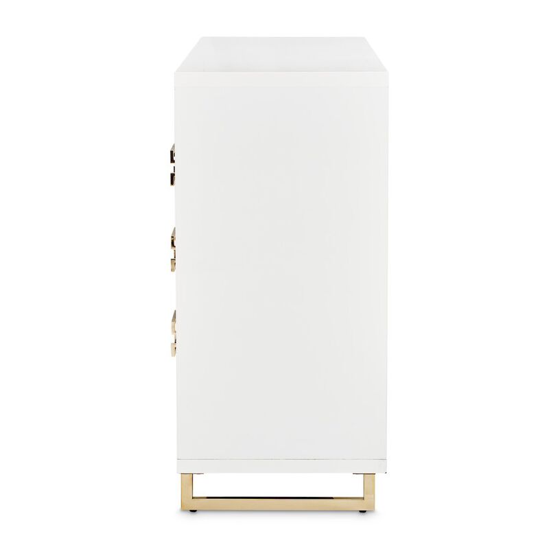 Michael Amini Palm Gate Dresser - Cloud White