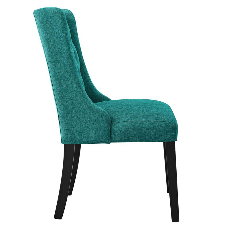 Baronet Button Tufted Fabric Dining Chair image number 3