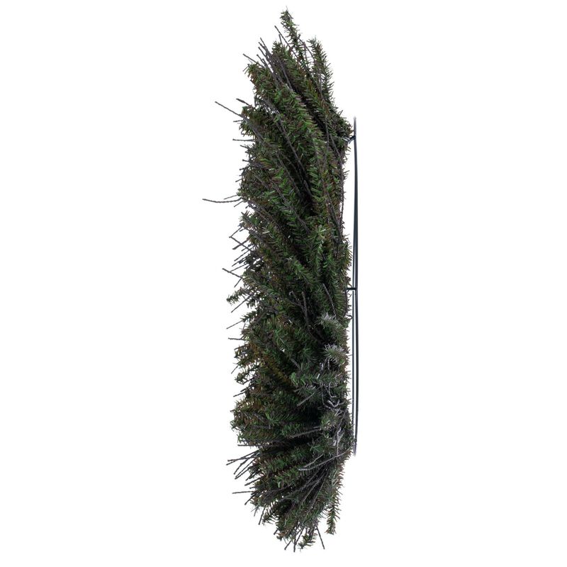 Vickerman 24" Vienna Twig Artificial Christmas Wreath, Unlit - Faux Christmas Wreath - Indoor Seasonal Home Decor image number 2