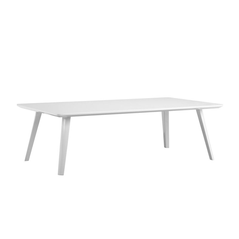 Pangea Home Hal Coffee Table White
