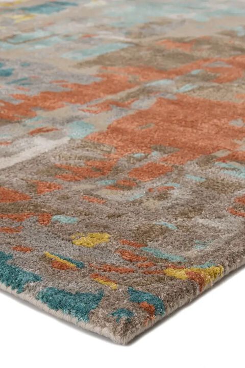 Genesis Matcha Charcoal Gray 2' x 3' Rug