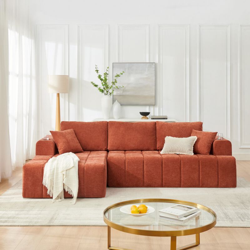Jigipt L-Shaped Sectional Sofa image number 2