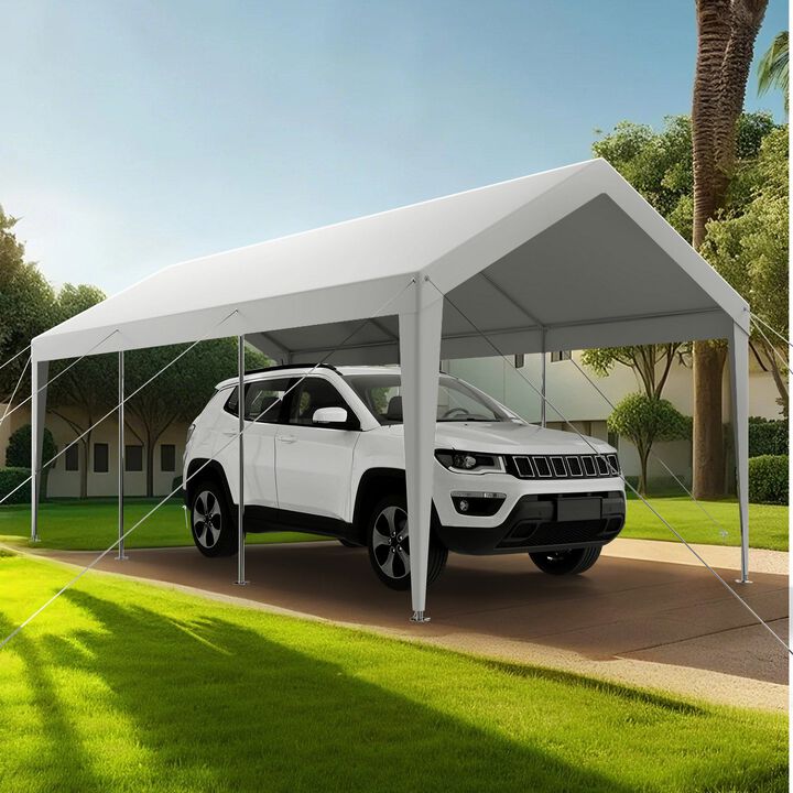 Heavy Duty Carport Canopy UV Resistant Outdoor Car Shelter for Vehicle Boat Storage