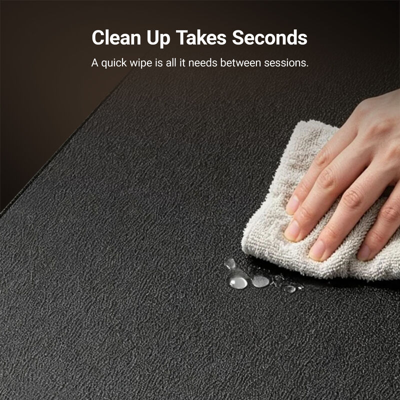 HARISON Elliptical Mat for Carpet & Hardwood Floors, 4.3mm Thickness, Compatible for Treadmills, Elliptical, Exercise Bikes, Stationary Cycles and Accessories (HR-001) image number 5