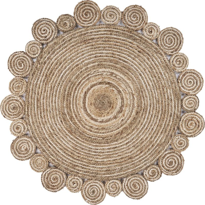LR Home Boutique Jute Jute Area Rug Indoor image number 0