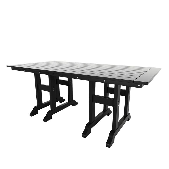 WestinTrends 71" Outdoor Patio Dining Table