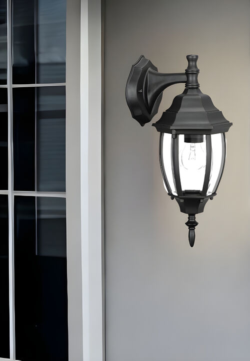 Globe-Shaped Hanging Lantern Wall Light – Decorative Exterior Fixture for Entryway