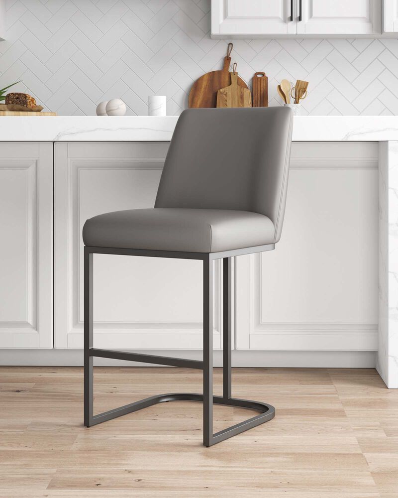 Serena Dark Gray Counter Stool
