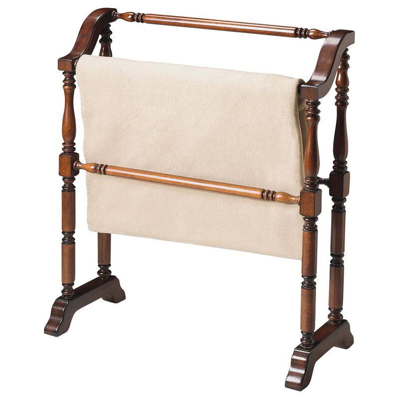 Butler Specialty Company Lillian Blanket Rack, Dark Brown