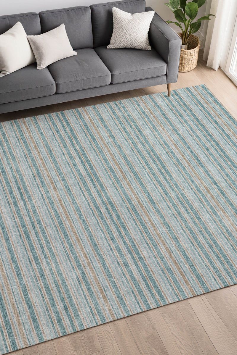 Soft Essentials SE2 Teal 9' x 12' Rug image number 1
