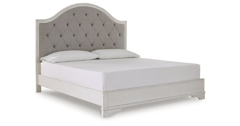 Blendon King Upholstered Panel Bed