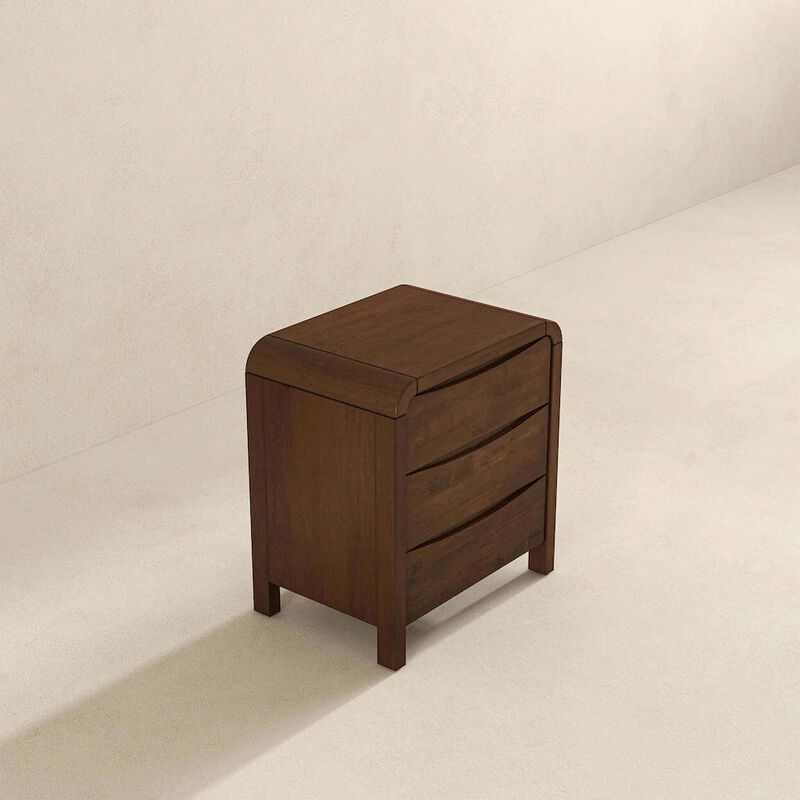 Ashcroft Furniture The Mid-Century Modern 2-drawer/3-drawer nightstand image number 4