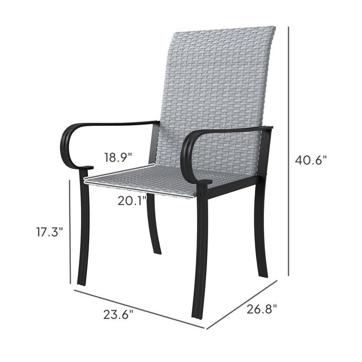 Modern Outdoor Dining Chairs, Stylish and Comfortable Seating for Patio, Garden, or Balcony