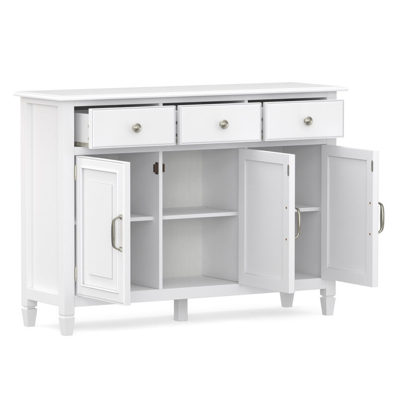Connaught 51 inch Wide Solid Wood Traditional Entryway Storage Cabinet image number 4