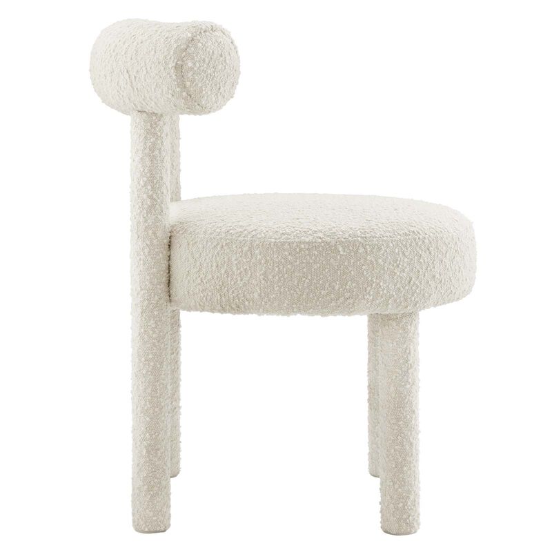 Toulouse Boucle Fabric Dining Chair image number 1