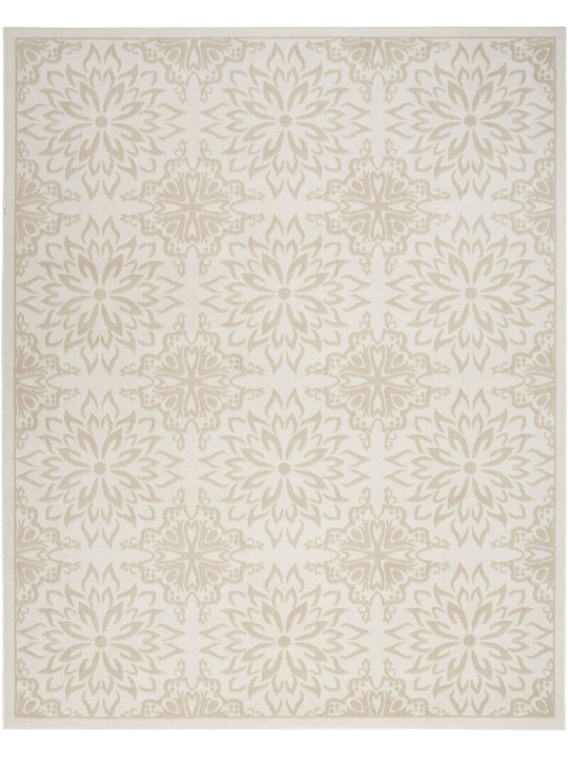 Jubilant JUB06 Ivory/Beige 8' x Round Rug