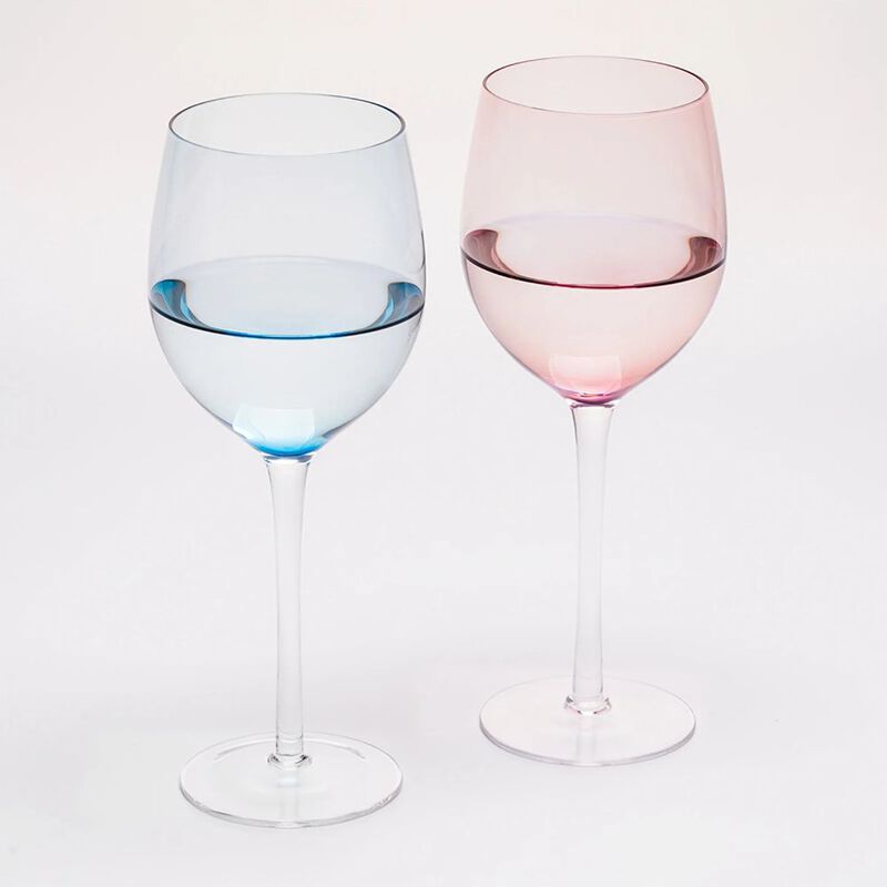Grassi Colorful Stemmed Wine Glass (15.5 oz. set of 4)