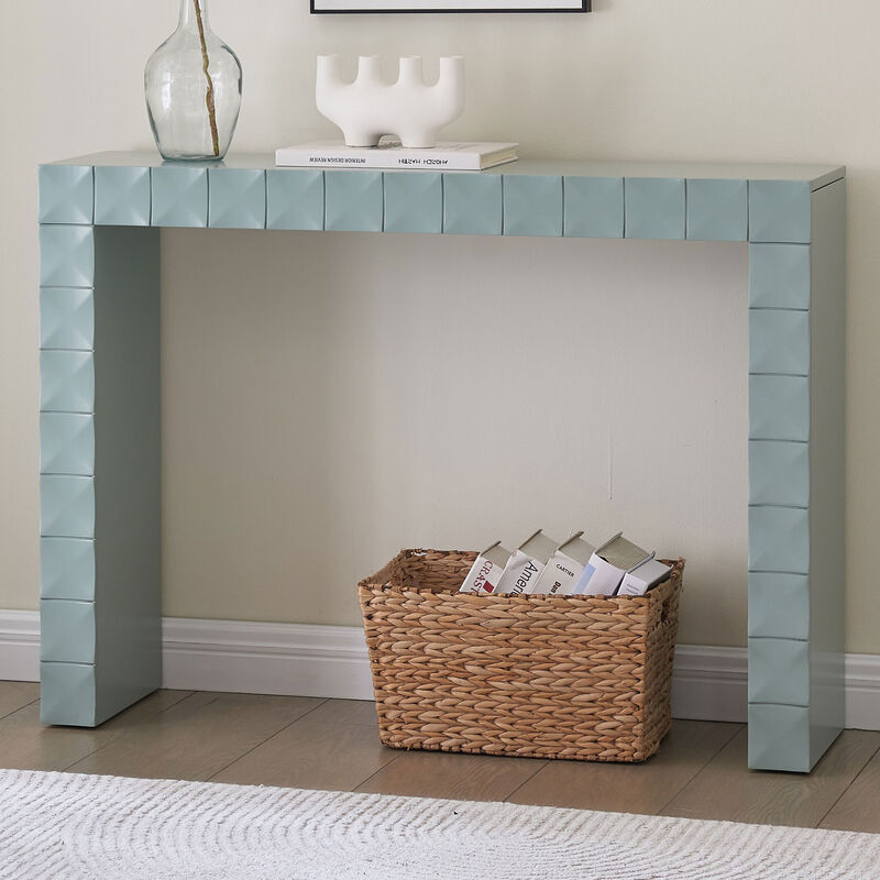Kings Brand Furniture Turlock Wooden Console Table , Minimalist Sofa Table, Side Table, Entryway Table and Display Table image number 1