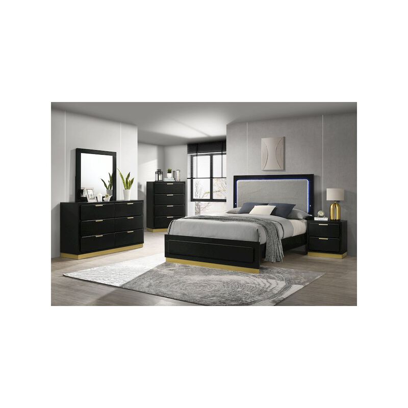 Coaster Co. of America Caraway 6-drawer Dresser with Mirror Black image number 4
