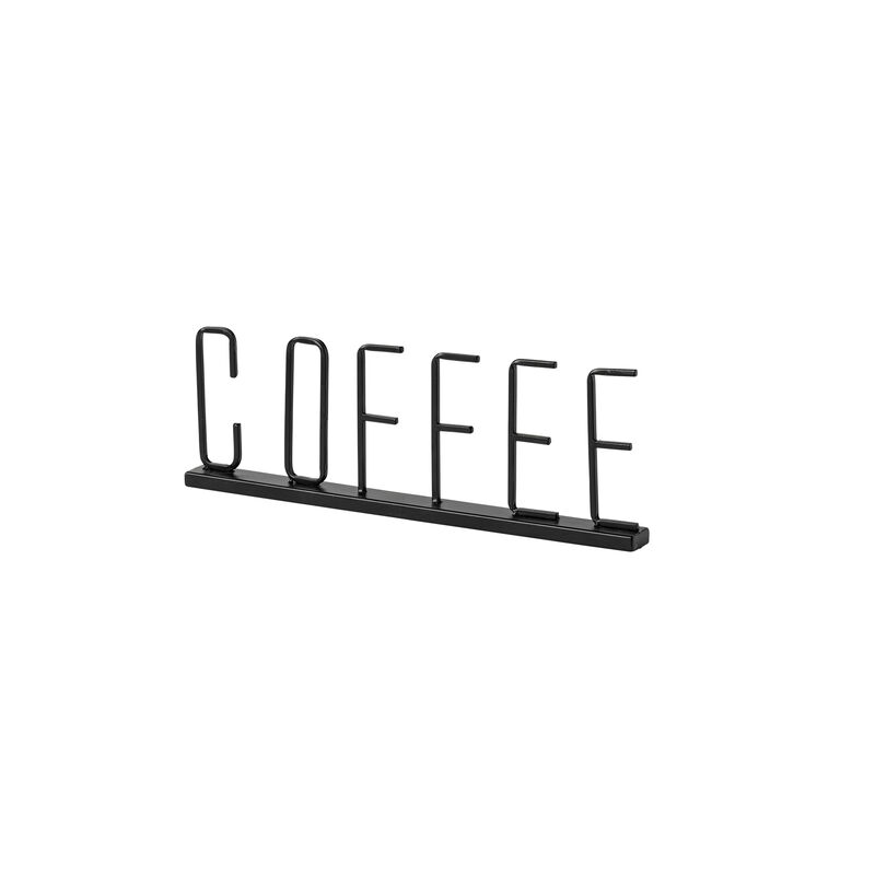 Coffee Black Metal Sign
