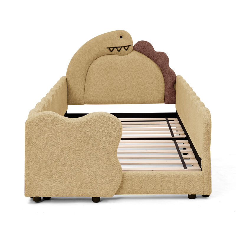 TATEUS Cute Dinosaur-Shaped Bed Frame image number 0
