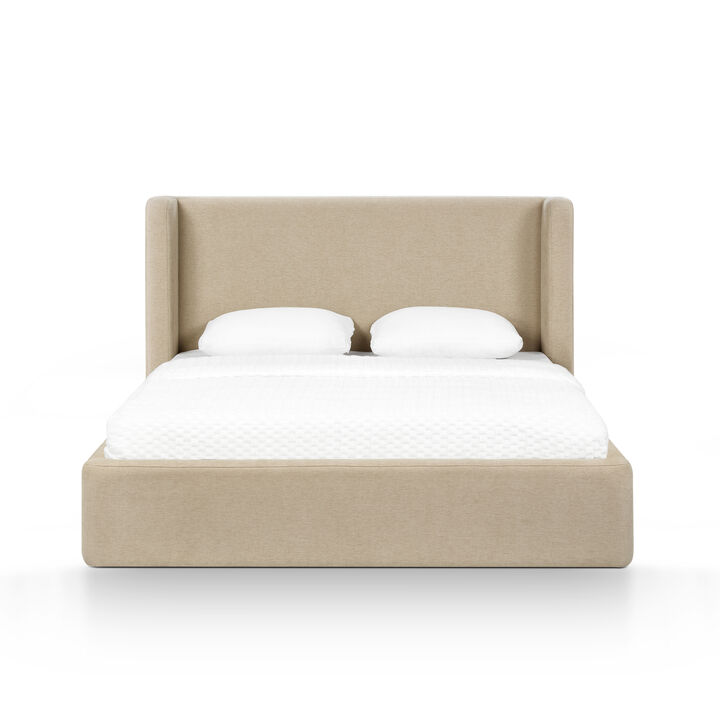 Harmony Tan Performance Chenille Queen Bed
